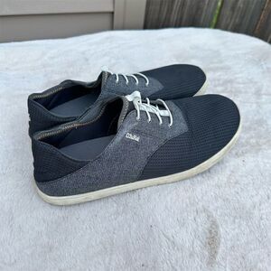 OluKai Nohea Moku Men's Boat Shoes Dark Shadow Size 12 Casual